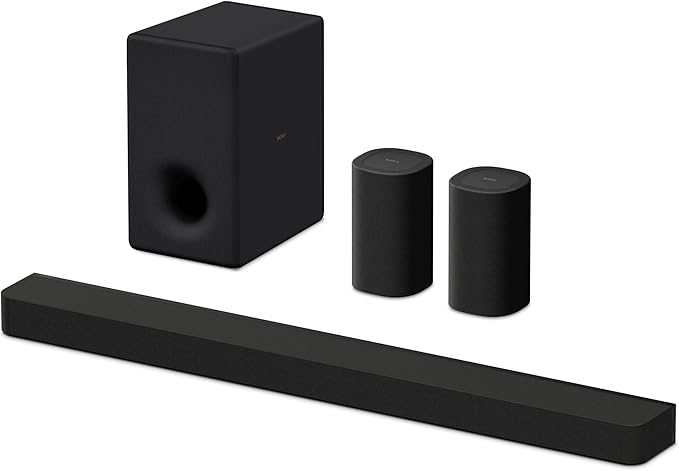 Sony BRAVIA Theater Bar 8 11-Speaker Soundbar (HT-A8000) with SA-SW3 Wireless Subwoofer and SA-RS8 Wireless Rear Speakers Home Theater System Bundle