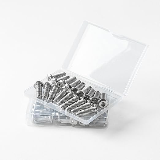3/16-24 x 1-3/4" (30 Pack) Flat Head Hex Socket Cap Screws Bolts, 304 Stainless Steel 18-8, Hex Drive, Bright Finish, Fully Machine Thread