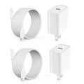 [Apple MFi Certified]6FT iPhone Fast Charger Cord,2Pack USBC i Phone Charge 20W PD USB C Fast Wall Charger Block Lightning Fast Charging Cable for iPhone 14/Pro/Pro Max/Plus/13/12/11/XS/XR/SE2022/iPad