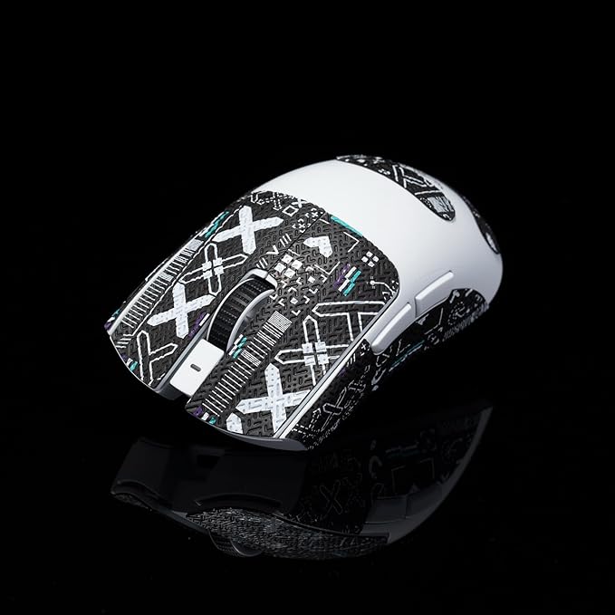 Grip Tape for Razer Viper V3 Pro - Anti-Slip,Enhanced Control, Sweat Resistance,Improves FPS Gaming Grip & Mouse Protection [Pre-Cut] Printsteam Cyan