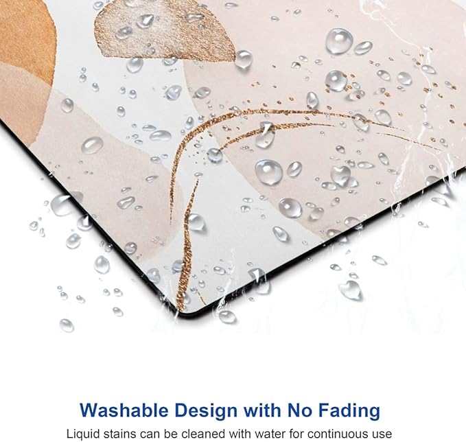 Mouse Pad, Abstract Design Mouse Pad, Washable Square Cloth Mousepad for Office Laptop, Non-Slip Rubber Computer Mouse Pads for Wireless Mouse, Cute Mouse Pads for Desk