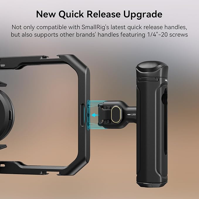 SmallRig Universal Quick Release Phone Cage, Aluminium Alloy Magnetic Smartphone Video Rig Support for MagSafe, Phone Video Rig for iPhone 16 15 14 Pro Max for Samsung for Huawei and More
