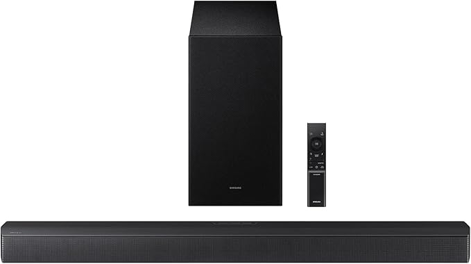 Samsung B-Series Soundbar HW-B630F 3.1 ch DTS Virtual:X Soundbar with Subwoofer (2025 Model) One Remote Control, Voice Enhance Mode, Adaptive Sound