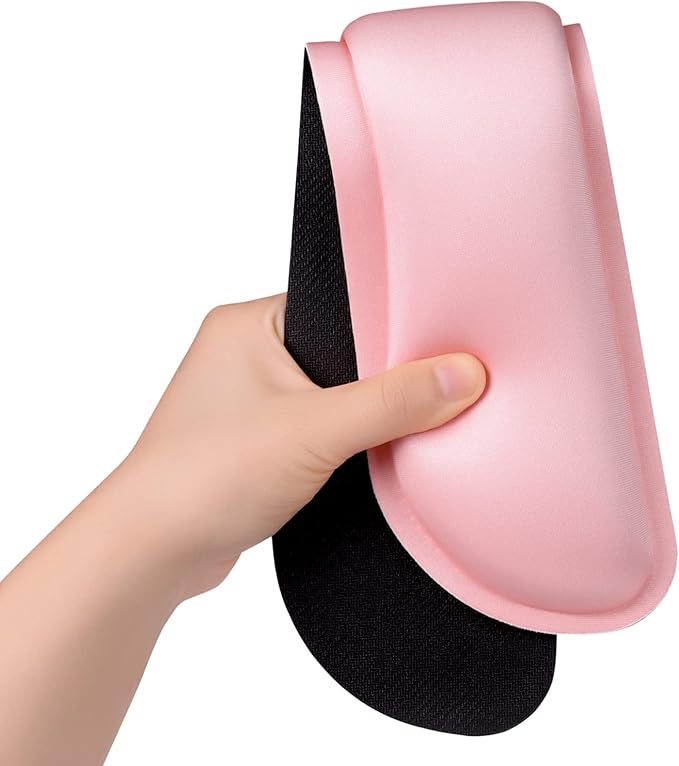 Dapesuom Enlarge Keyboard Wrist Rest, Memory Foam Wrist Cushion for Desk Mats Support, Cute Typing Pain Relief Keyboard Mouse Pad Rests Set with Non-Slip Base for Gaming Laptop Office, Rose Pink