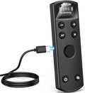 for Canon Rechargeable Wireless Shutter Release,Camera Remote Control with OLED Screen for Canon EOS RP, EOS R, R5, R6, M50, M50 II, 6D Mark II, 77D, 850D, 800D, Rebel T7i, T8i; Replaces BR-E1