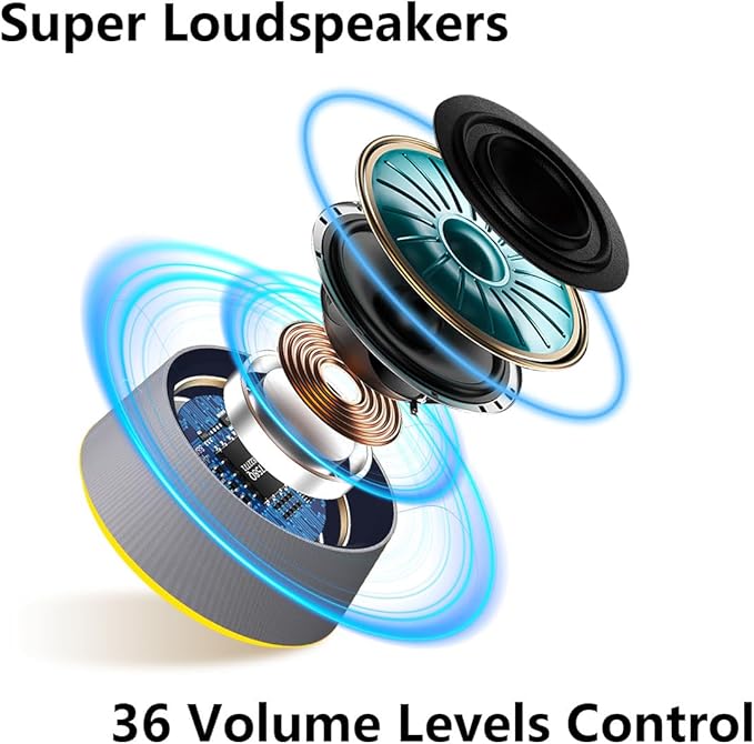 Brown Noise Sound Machine with 30 Soothing Sounds White Noise Machine 12 Colors Night Light for Baby Adults Kids Sleep Machines 36 Volume Levels 5 Timers for Home Office