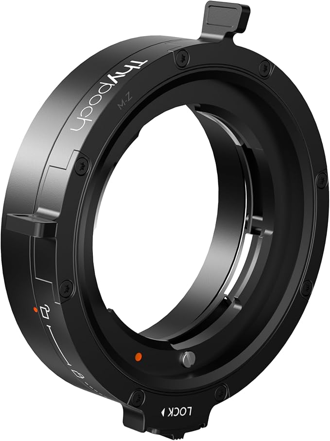 Thypoch M-Z Lens Mount Adapter Auto-Lock, Compatible with Leica M Lens to Nikon Z Camera Z5 Z5II Z6 Z6II Z6III Z7 Z7ll Z8 Z9 ZF Z30 Z50 Z50II ZFC