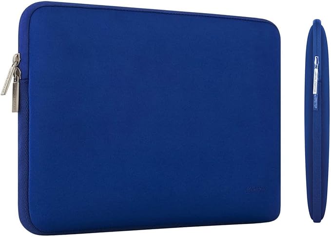 MOSISO Laptop Case 13.3 inch, 13-13.3 inch Laptop Sleeve Bag Compatible with MacBook Air/Pro 13 / Pro 14, HP Dell ASUS Lenovo Notebook, Neoprene Computer Sleeve Bag with Small Case, Royal Blue