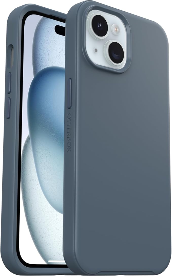 OtterBox iPhone 16e, 15, 14, & 13 Symmetry Series Case - BLUETIFUL (Blue), Snaps to MagSafe, Ultra-Sleek, Raised Edges Protect Camera & Screen