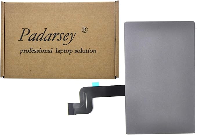 Padarsey Replaceme Trackpad Touchpad for MacBook Pro Retina 15" Unibody A1707 Touch Pad with Flex Cable (Fit 2016-2017 Version) (A1707 2016-2017 15" with Cable (Gray))