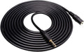 Movo MC10 3.5mm Audio Cable - 3.5mm TRS Female to Male 10ft Extension Cord for Microphones, Headphones, and More