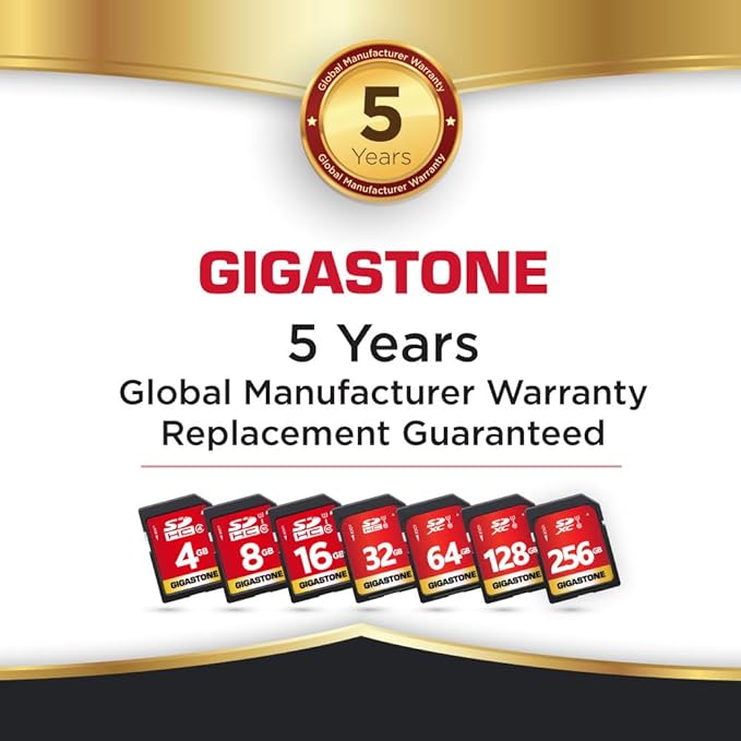 GIGASTONE 32GB SD Card 100-Pack UHS-I U1 Class 10 SDHC Memory Card High-Speed Full HD Video Compatible with Canon Digital Camera, SPYPOINT TACTACAM Trail Camera, with 100 Mini Cases
