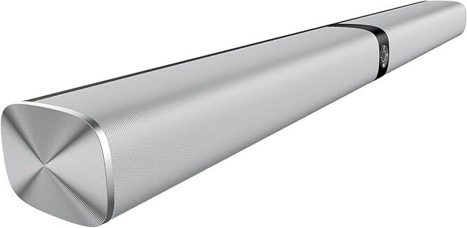 Sound Bar for Smart TV, 80W Soundbar with Bluetooth/ARC/Opt/AUX Connect, Auto Volume Boost, 3 Equalizer Modes, 2 in 1 Detachable Soundbar for TV/PC/Gaming/Projectors