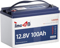 12V 100Ah LiFePO4 Battery with Low Temperature Cut off Protection Group31 Lithium Battery Built-in 100A BMS Max.1280Wh Energy for 12V Trolling Motor, Marine, RV, Boat, Yacht and Off-Grid