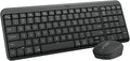 Logitech MK250 Bluetooth Wireless Mouse and Keyboard Combo: Fast & Easy Connectivity, Compact Wireless Keyboard, Ambidextrous Mouse, Durable Build - Windows/MacOS - Graphite