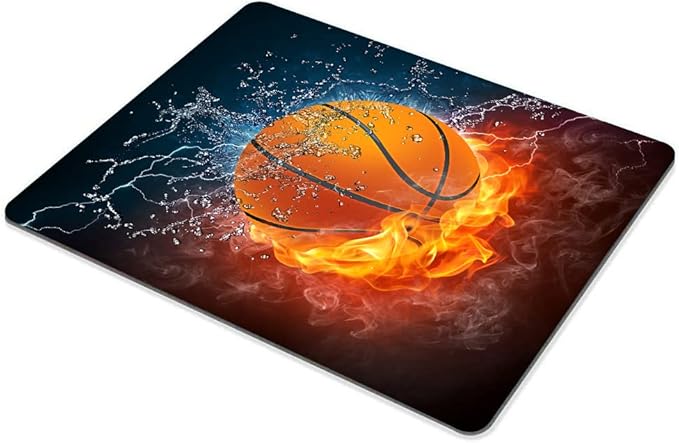 Water and Fire Balls Marble Mouse pad Customized Mousepad Non-Slip Rubber Base Mouse Pads for Computers Laptop Office Desk Accessories Mouse pad