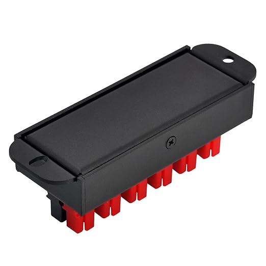 F-1011 6-Position 45A Power Pole Distribution Block Module, Connector Power Splitter Distributor Source Strip.