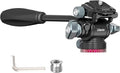 Video Fluid Head for Camera Tripod - ULANZI U-190 Mini Pan Tilt Head Small Panoramic Ball Head with Arca Swiss Quick Release Plate Lightweight Filming Equipment for Compact Camera Load up to 6.6lb/3kg