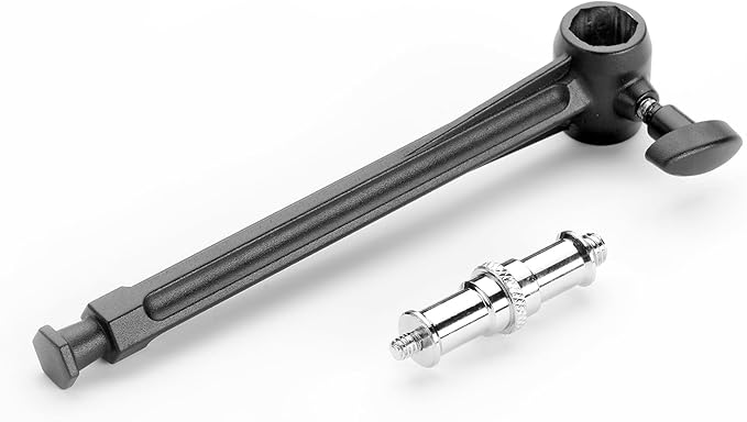 PHOCUS 6" Super Clamp Extension Arm with Universal Adapter Spigot for Mounting Photo Studio Light, Strobe, LED Light or Camera