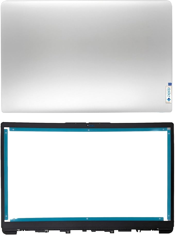 Replacement LCD Cover Back with Bezel with Hings for Lenovo Ideapad 1-15ADA7 82R1 82U4 1 15AMN7 82VG 82X5 1 15ALC7 82R4 Series Laptop Rear Case Top Lid 5CB1M48453 5CB1F36621 5B30S19034