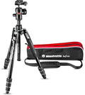 Manfrotto Befree Advanced Camera Tripod Kit with Twist Closure, Travel Tripod Kit with Ball Head, Portable and Compact, Camera Tripod in Aluminum for DSLR, Reflex, Mirrorless, Camera Accessories