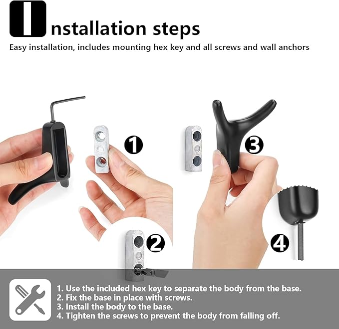 4 Packs Towel Hooks,Coat Hook Cow Head Wall Hooks, Metal Heavy Duty Wall Hooks for Hanging Coats, Hats, Bags, Kitchenware and Towels in Living Room, Kitchen, Bedroom and Bathroom (Gold)