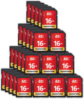 GIGASTONE 16GB SD Card 50-Pack UHS-I U1 Class 10 SDHC Memory Card High Speed Full HD Video Compatible with Canon Digital Camera, SPYPOINT TACTACAM WOSPORTS Trail Camera, with 50 Mini Cases