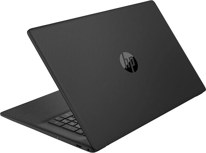 HP 17.3" Business Laptop Computer, 10-Core Intel Core i5, Windows 11 Pro with Microsoft Office License Included, PLUSERA Earphones (Jet Black, 16GB RAM | 1.2TB Storage)