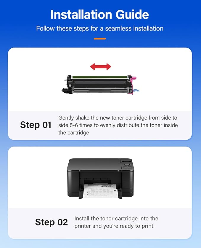 6510 6515 Drum Unit (Not Toner) 4-Pack Replacement for Xerox 106R03480 106R03477 106R03478 106R03479 Image-Drum Compatible with Xero Phaser 6510 WorkCentre 6515 Laser Printer Black Cyan Magenta Yellow