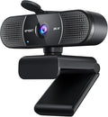 EMEET C960 2K Webcam with Microphone, 2K QHD, 2 Noise-Reduction Mics, TOF Autofocus Streaming Webcam with Privacy Cover, Plug&Play USB Webcam for Calls/Conference, Zoom/Skype/YouTube, Laptop/Desktop