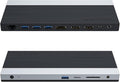 WAVLINK USB C Docking Station with 130W Power Adapter, Triple Display USB Type C to Dual HDMI Dock, 2 HDMI, DisplayPort, 100W PD3.0 Charging for Laptop, Ethernet, 4 USB 3.0, SD/TF Slot, Audio, Black