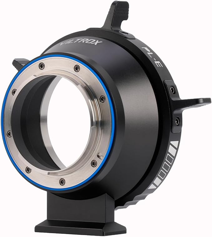 VILTROX PL-E Mount Lens Adapter Ring Lens Converter with Rotary Lock Compatible with PL Lens to Sony E/NEX Mount Cameras A7S3/FS7/5/FX9/A7R4/R3/a Series/Nex Series