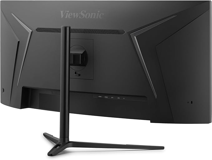 ViewSonic VX3418C-2K 34 Inch UltraWide QHD 1440p Curved Gaming Monitor with 180Hz, 1ms, 21:9, Advanced Ergonomics, FreeSync Premium, HDR10, HDMI, and DisplayPort Inputs