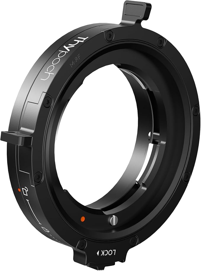 Thypoch M-RF Lens Mount Adapter Auto-Lock, Compatible with Leica M Lens to Canon RF Camera R1 R3 R5 R6 R7 R8 R10 RP R50 R50V R100 90D 200DII 1DX Mark III 5D Mark IV 6D Mark II