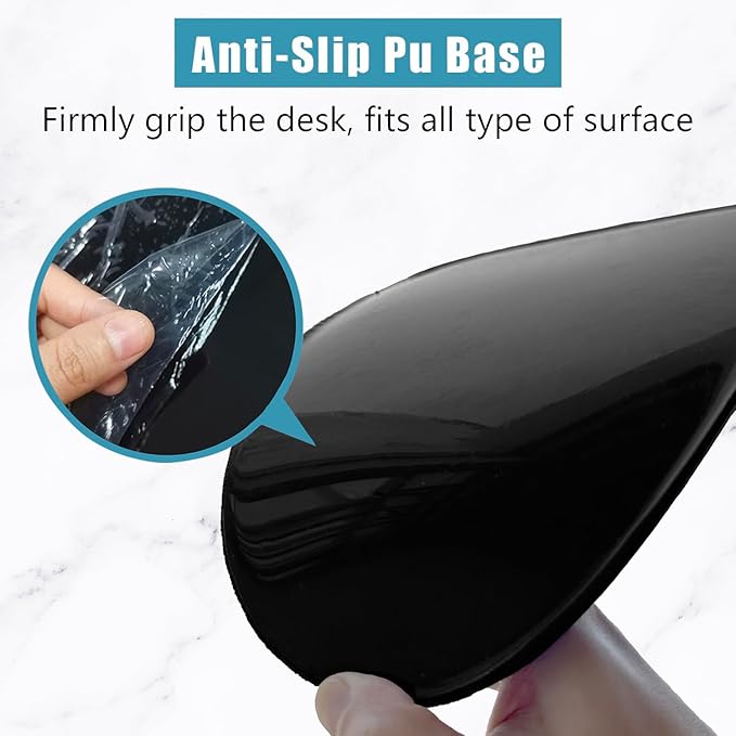 Mouse Pad, Ergonomic Mouse Pad with Wrist Rest Support and Non-Slip PU Base, Desktop Mousepad for Pain Relief, Computer, Office & Home, Grey Cat I'm Fine