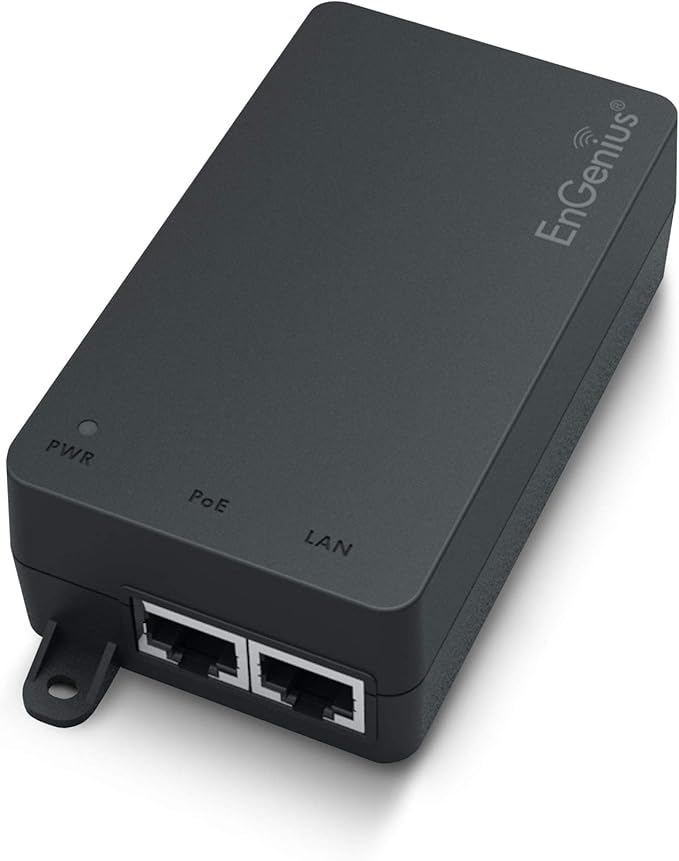 EnGenius EPA5006GR gigabit Proprietary Power-Over-Ethernet Adapter Supports high-Speed Data and up to 32.8 watts of Power to Compatible Network Devices up to 328 feet Away.