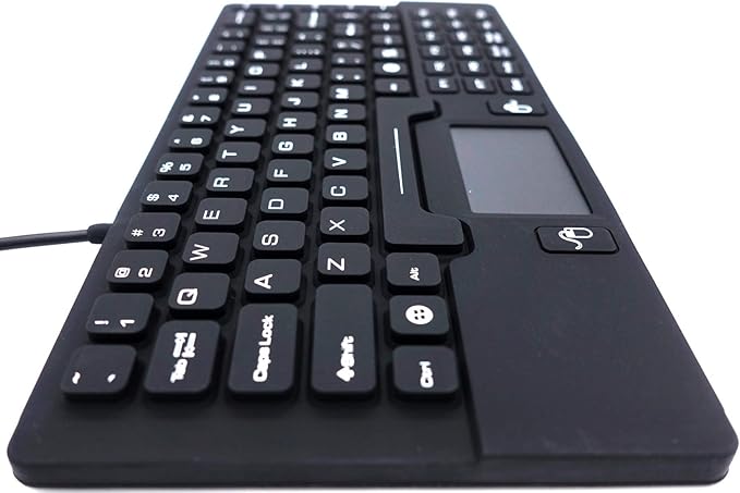 DSI Waterproof Mini Keyboard with Touchpad IP68 Washable Silicone KB-JH-IKB89
