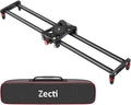 Zecti Camera Slider 24"/60 cm Adjustable Carbon Fiber Camera Dolly Track Slider Video Stabilizer Rail for Camera DSLR Video Movie Photography Camcorder Stabili & Phone, Black