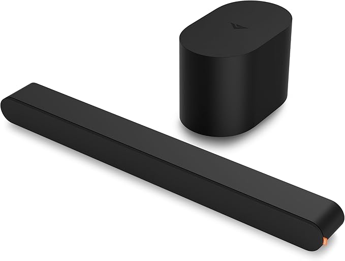 VIZIO 2.1 Soundbar, Wireless Subwoofer w/Dolby Atmos & DTS:X, Bluetooth Speaker, QuickFit™ Compatible – SV210M-08 (New, 2024 Model)