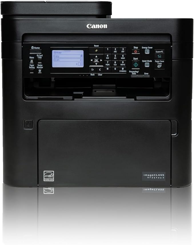Canon imageCLASS MF264dw II - Monochrome Duplex Wireless Laser Printer, Multifunction with Scanner, Copier, Auto Document Feeder, Mobile Ready, 30 PPM, Black