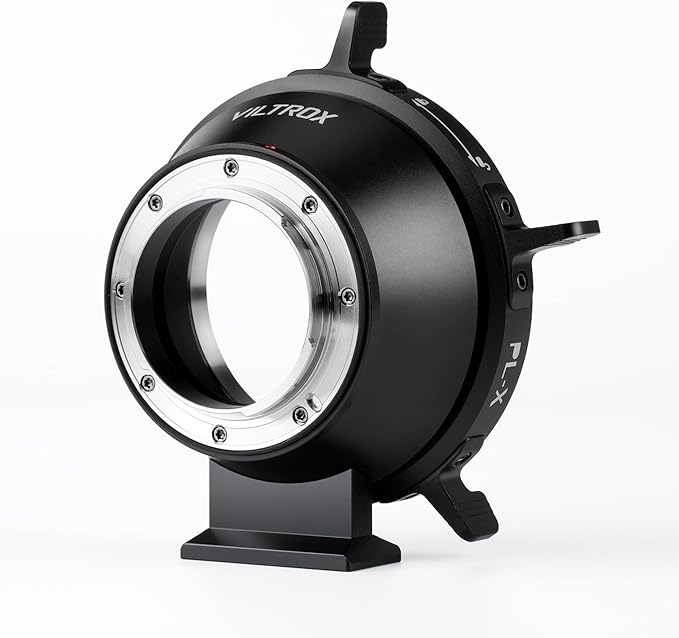 VILTROX PL-X Lens Mount Adapter Ring Lens Converter with Rotary Lock Compatible with PL Lens to Fuji X-Mount Cameras- X-Pro1/X-Pro2/X-E1/X-E2/X-E2s/X-E3/X-H1/X-T1/X-T2/X-T3, etc.