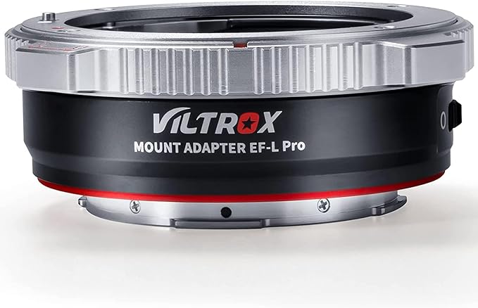 VILTROX EF-L Pro Lens Mount Adapter EF/EF-S Lens to L mount Camera with Security Lock Autofocus Lens Converter Compatible with Canon EF/EF-S Lens to L-mount Camera Leica SL2/Lumix S1 S1H S5/Sigma fp L