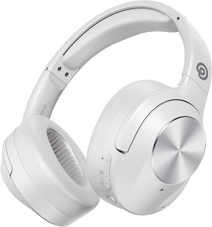 Upgrade Pro‑Level Hybrid Active Noise Cancelling Headphones with HD Sound, Wireless Bluetooth Headphones Over The Ear Unequaled Comfort, Vivid Deep Bass, for Home Office Travel Birthday Gift