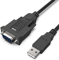 BENFEI USB to Serial Adapter, USB to RS-232 Male (9-pin) DB9 Serial Cable, Prolific Chipset, Windows 11/10/8.1/8/7, Mac OS X 10.6 and Above, 1.8M（Not VGA）