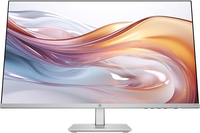 HP Series 5 527sh Monitor (Replaces M27h) 27" 100Hz IPS FHD (1920x1080) 99% sRGB Display, Adjustable Height & Tilt, Flicker Free, Anti-Glare, Black/Silver w/DKZ USB Port Expander