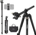 SmallRig CT200 72.8"/200cm Horizontal Overhead Tripod for Camera with Smartphone Holder & Carrying Bag, 33lb Max Load Aluminum Horizontal Camera Tripod for Overhead Shots
