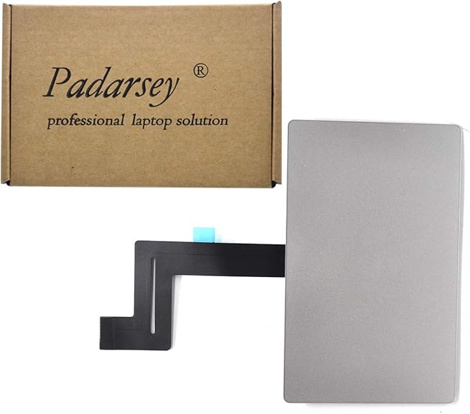 Padarsey Replaceme Trackpad Touchpad Compatible for MacBook Pro Retina 13" Unibody A1706 Touch Pad with Flex Cable (Fit 2016-2017 Version) (A1706 2016-2017 13" with Cable (Silver))