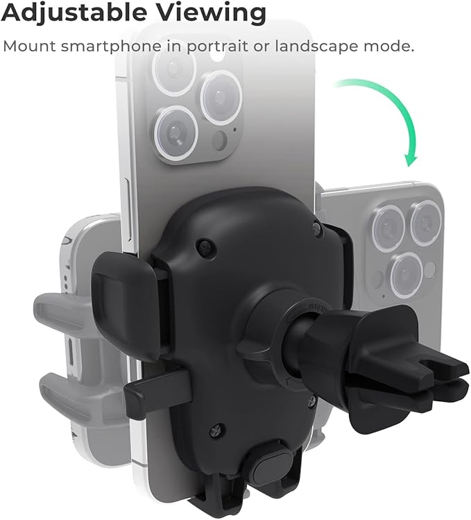 iOttie Easy One Touch Signature Air Vent & Flush Mount Combo - Universal Car Mount Phone Holder for iPhone, Google, Samsung, Moto, LG, and all other Smartphones