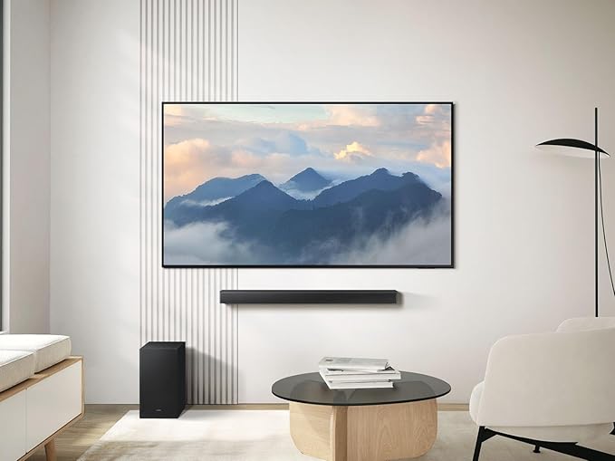 Samsung B-Series Soundbar HW-B630F 3.1 ch DTS Virtual:X Soundbar with Subwoofer (2025 Model) One Remote Control, Voice Enhance Mode, Adaptive Sound