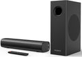 Sound Bars for Smart TV with Subwoofer, 2.1 Deep Bass Small Soundbar Home Theater Surround System Speaker with 4 Inch Subwoofer, Bluetooth/Optical/AUX Connection, Compact Soundbar for TV